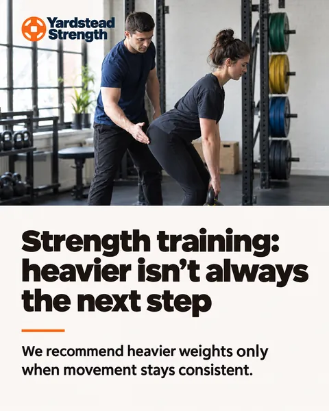Yardstead Strength, independent strength gym in Sheffield: Strength training: heavier isn’t always the next step