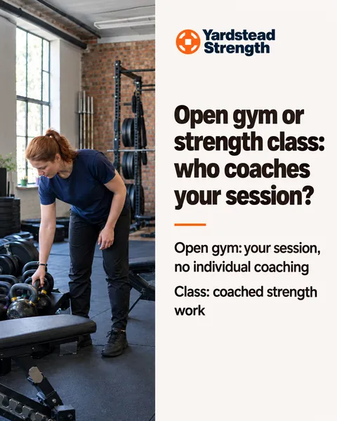Yardstead Strength, independent strength gym in Sheffield: Open gym or strength class: who coaches your session?